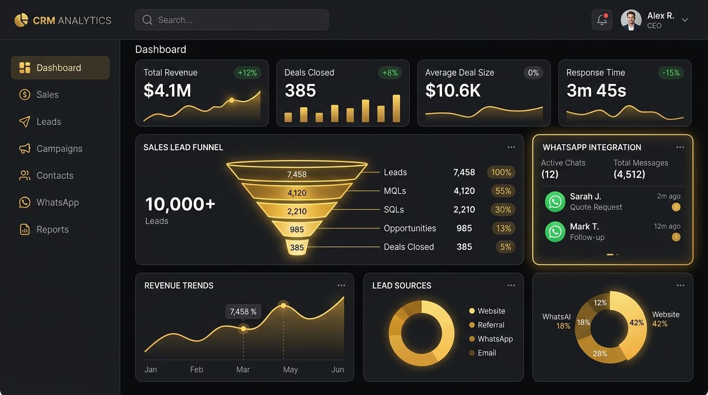 CohenCRM Pro — Sales Operations Dashboard